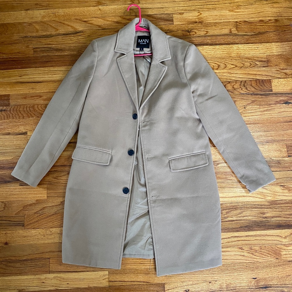 Boohoo Overcoat LARGE